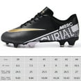 thumbnail image 2 of Hombres zapatillas de fútbol top tacos de fútbol zapatos de fútbol artificial con laceras para exteriores al aire libre, 2 of 9