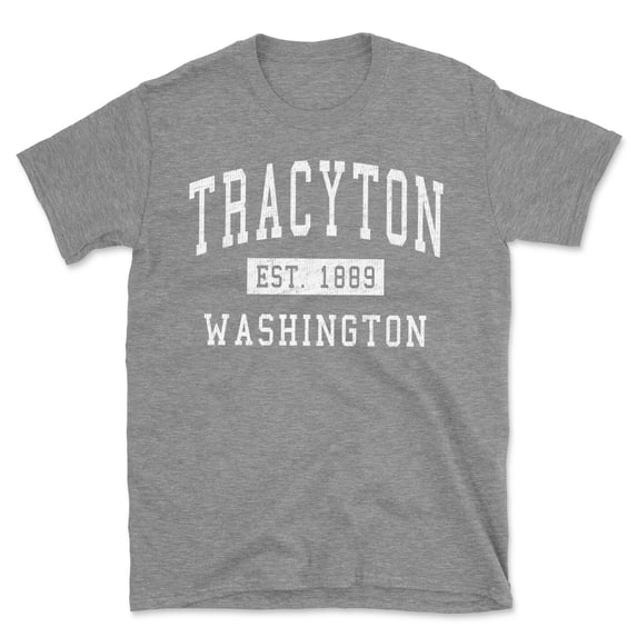 Tracyton Washington Classic Established Men's Cotton T-Shirt
