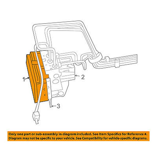 CHRYSLER OEM Antilock BrakesControl Module 68089568AC