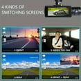 thumbnail image 3 of Mistaha 3-Channel Full HD Car Dash Cam with Night Vision, Loop Recording, and Collision Lock - Black M10, Dual Camera, Parking Assistance Compatibility, IPS Screen Display - Efficient and Reliable, 3 of 6