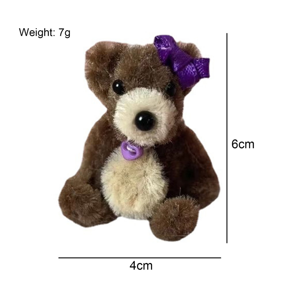 Kawaii Mini Bear Plush Toys Super Soft Cotton Ecofriendly Plush Toy