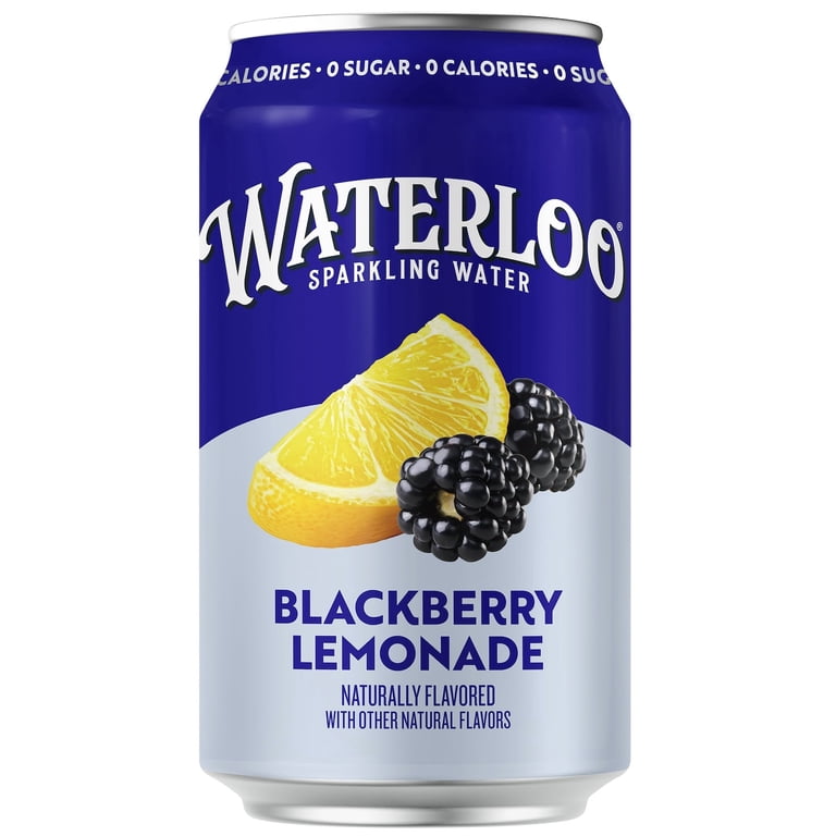 Waterloo Blackberry Lemonade Sparkling Water, 12 fl oz, 12 Pack photo 7