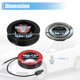 thumbnail image 3 of Conjunto de embrague de compresor de CA Unique Bargains para Honda Accord 2008-2012, 3 of 7