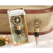 Kate Aspen Our Adventure Begins Bottle Stopper, Unique Wedding Favors, Bachelorette Favor or Bridal Shower Favor - 6 Sets