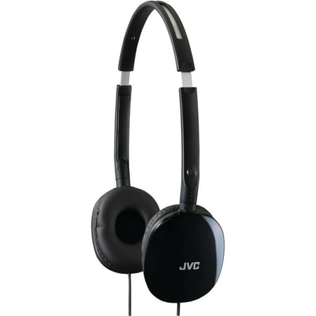 Head Float - JVC HAS160B FLATS Lightweight Headband Headphones (Black)
