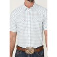 thumbnail image 3 of Moonshine Spirit Men's Spirit&Reg; River Delta  Plaid Short Sleeve Pearl - MSSP22W80-CRM, 3 of 4