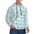 thumbnail image 2 of Wukai Sea Turtle Print Men Hoodies Fleece Sweatshirts Long Sleeve Sweaters Pullover Fall Outfits Winter Clothes-Large, 2 of 7