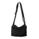 thumbnail image 2 of Bolso de hombro de mujer a la moda con cierre de cremallera y correa ajustable para el hombro. Negro, 2 of 8