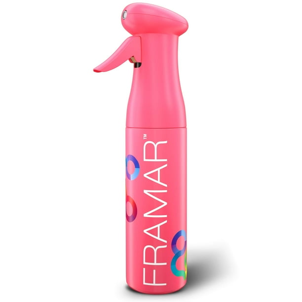 Botella de spray FRAMAR Premium Hair Mister 250 ml, color rosa