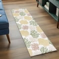 thumbnail image 4 of Sage Green Coastal Hallway Runner Rug 2x6 Washable Non Slip Kitchen Runner Rug for Bedside Bathroom Low Pile Coral Ocean Marine Modern Sea Indoor Floor Carpet Area Rugs for Living Room Bedroom Office, 4 of 9