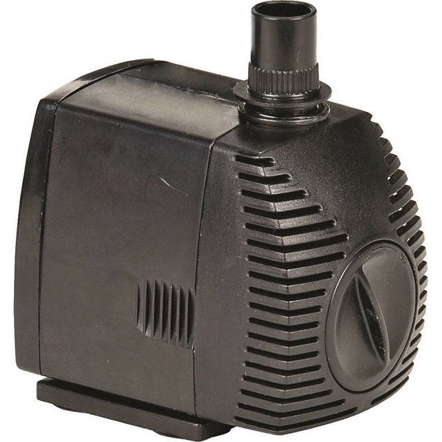 Little Giant 566718 Magnetic Drive Pond Pump, 350 gph, 33 W, 115 V, 0.64 A, 60 Hz, 15 ft
