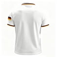 thumbnail image 4 of Soccer Cup 2026 Polo Shirt for Men, Short Sleeve Button Collar Deutschland Jersey Tee with German Flag Print - Breathable Summer Fan Top for Match Day & Casual Wear Beige L, 4 of 4