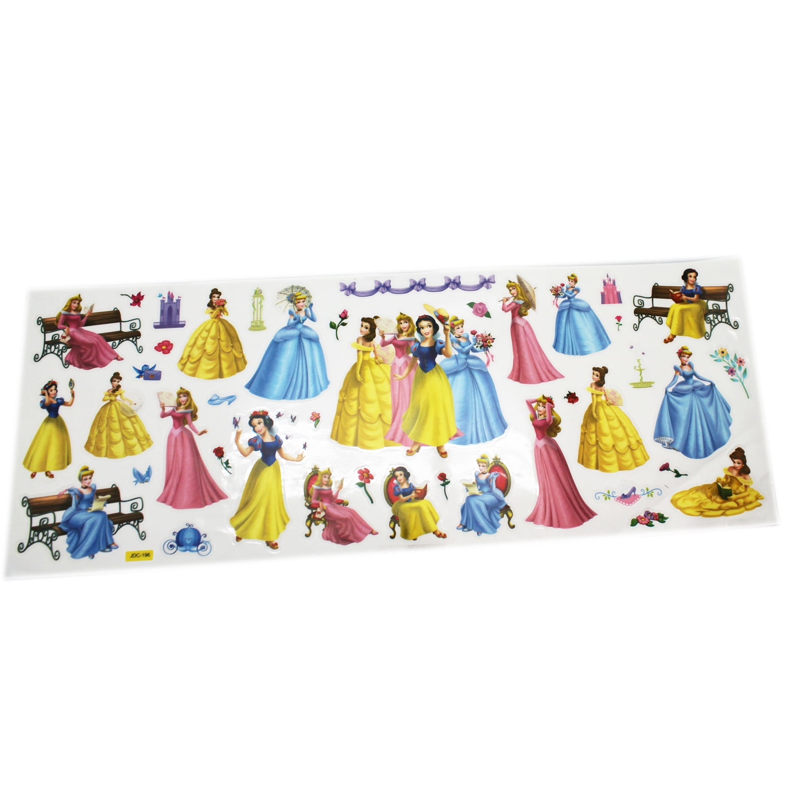 magic sticker disney princess assorted character large sticker sheet