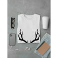 thumbnail image 3 of Xmas Red Nosed Deer Graphic Men White T-Shirt, Male XX-Large, 3 of 4
