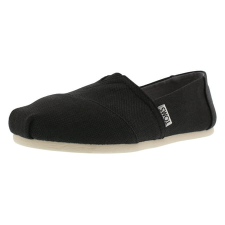 

Toms Classic Black Poly Canvas Womens Shoes