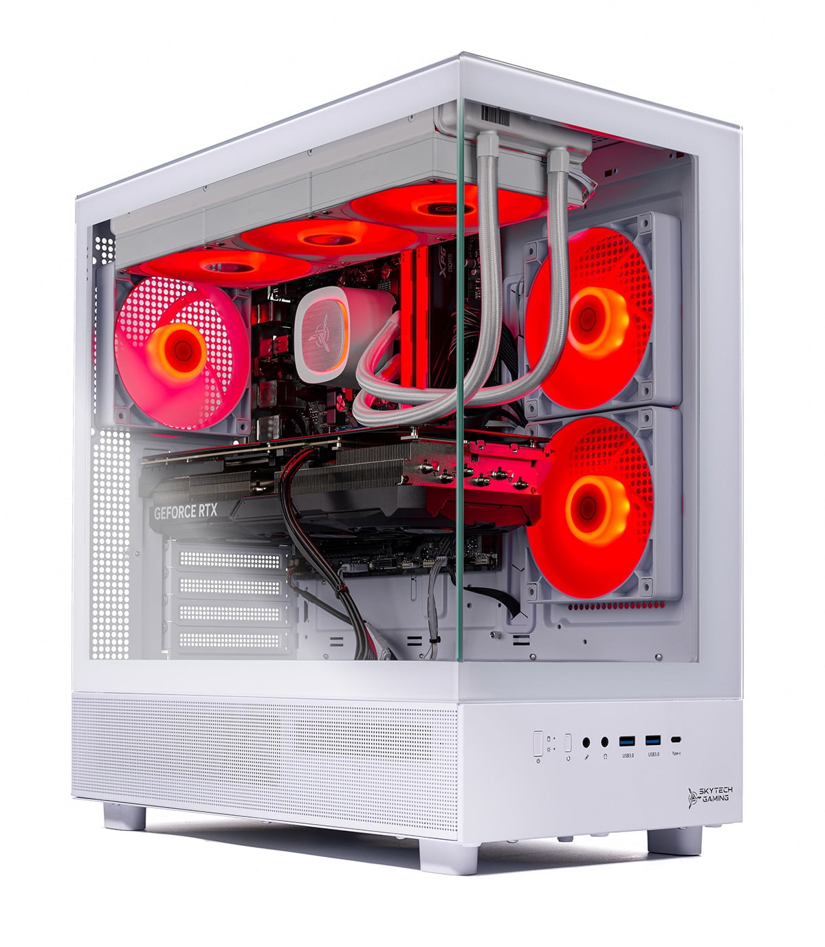 Skytech Gaming Azure 3 Gaming PC, AMD Ryzen 7 9700X 3.8GHz, NVIDIA
