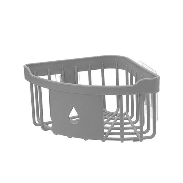 Soporte de pared para baño cocina almacenamiento loción champú jabón gris Advancent
