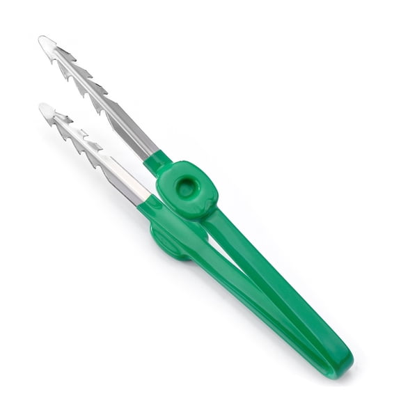 Ergonomic Gardening Clip Stainless Steel Planting Tweezers For Delicate Flower Maintenance With Nonslip Grip Design