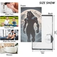 thumbnail image 5 of Coolnut Wolf Man and Moon Bathroom Towels 2 Pieces 16×28 inches, Cotton Bath Towel Water Absorbent Lightweight Quickdry Towels for Bathroom Ktichen Travel Gym, 5 of 6