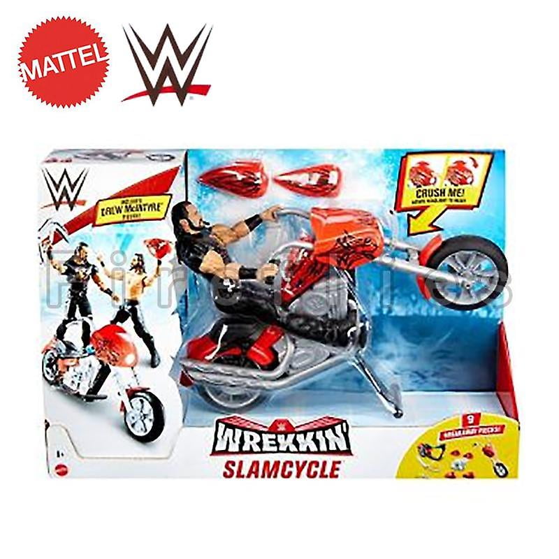 6Inches Mattel Wwe Action Figure &Amp; Motorcycle Wrekkin Slamcycle Anime Collection Movie Model For Gift Free Shipping 6Inches Mattel Wwe Action Figure &Amp; Motorcycle Wrekkin Slamcycle Anime Collection Movie Model For Gift Free Shipping