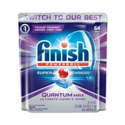 Finish Quantum Max Powerball Dishwasher Detergent Tablets, 64 Count
