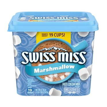 Swiss Miss Hot Cocoa Drink Mix, Milk Chocolate With Marshmallows, 21.59 Oz Easy-Grip Canister