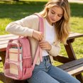 thumbnail image 3 of Clear Backpack for School 17 inch Large Heavy Duty Stadium Approved Clear Bookbag, See Through Transparent Backpacks for Travel College Work, 3 of 6