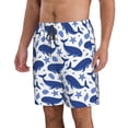 thumbnail image 2 of Naloa Whale Men's Beach Shorts, Surfing shorts, Swim trunks, Quick Dry Swim Trunks for Surfing Beach Fun -, 2 of 9