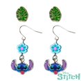 thumbnail image 2 of Pendientes LUV HER Stitch hipoalergénicos con 1 hoja y 1 puntada, 2 of 5