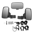 thumbnail image 3 of Keenso Motorbike Rearview Mirror UTV ATV Side Center Rear Wing Mirror Combo Kit Fit ND, 3 of 8