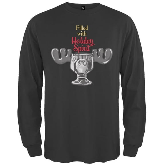 Christmas Vacation - Filled With Holiday Spirit Men's Black Long Sleeve T Shirt