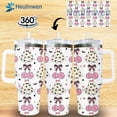thumbnail image 3 of Halloween Tumbler 40Oz With Handle For Men, Women - Spirit Halloween Cup For Mom, Dad, Sister - Funny Spooky Gift, Halloween Kitchen Decor, Ghost Tumbler For Friend, Coworker (Lady Boo In Party), 3 of 6