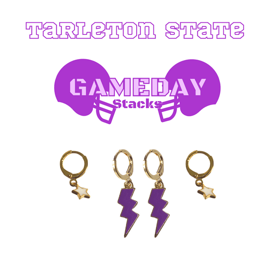 Tarleton State Classic Gameday Stack purple | white