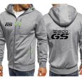 thumbnail image 2 of Sudadera con capucha y cremallera para hombre GS R1200, moda, aventura en motocicleta, R1200 GS, sudadera GS, R 650, 800, 1150, 1200, sudadera con capucha con bandera de F1 para hombre, 2 of 4