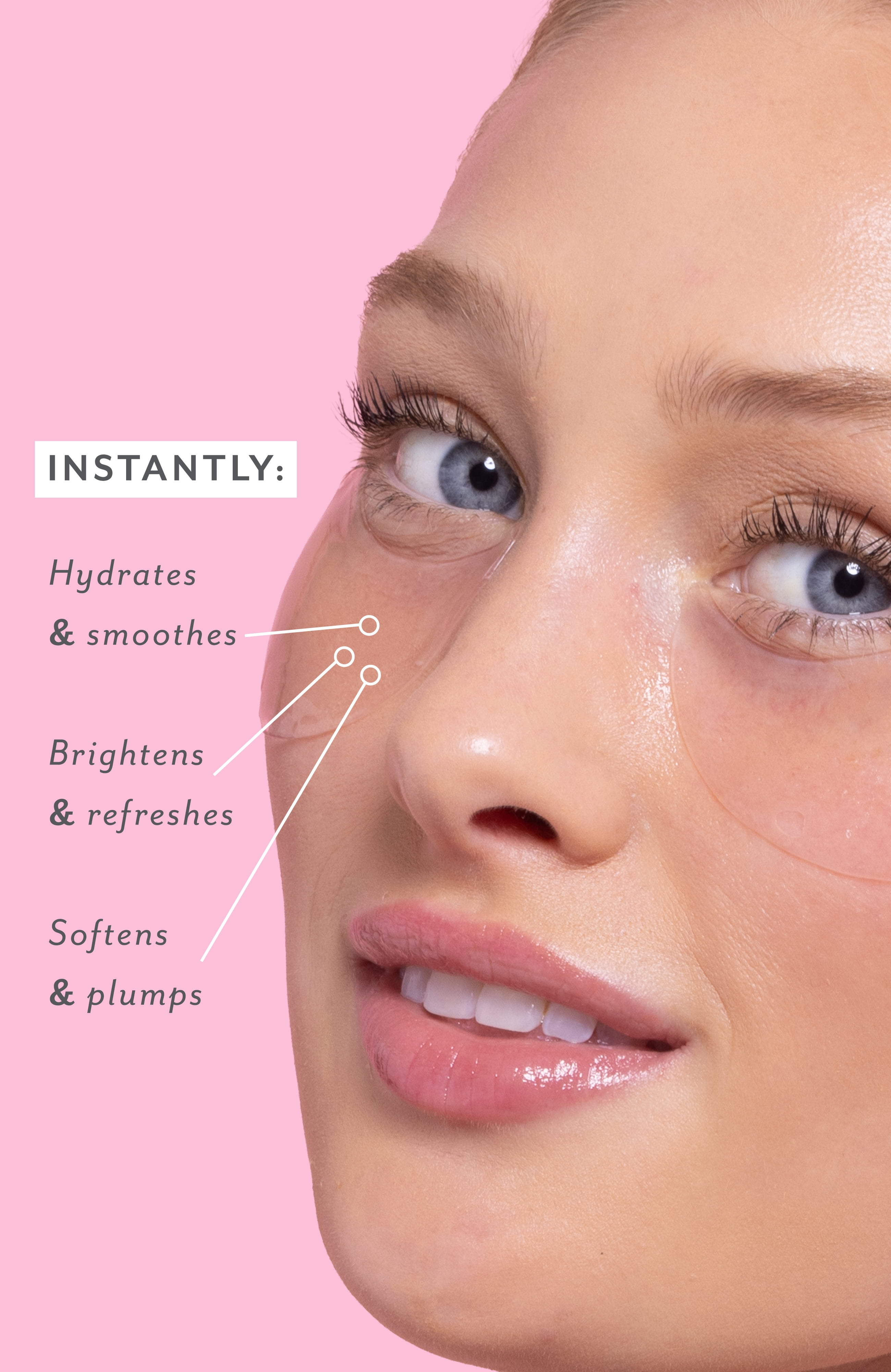 Patchology Serve Chilled Rosé Eye Gels- Single