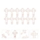 thumbnail image 3 of 12pcs Cross Paper Clips Metal Bookmark Clips Bible Paper Clips Memo Abrazaderas, 3 of 6