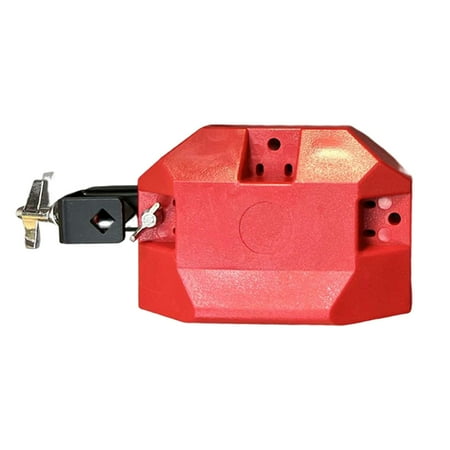Low Pitched Latin Drum Instrument for Cow Bell Bracket,Adjustable Mount Bracket, Red