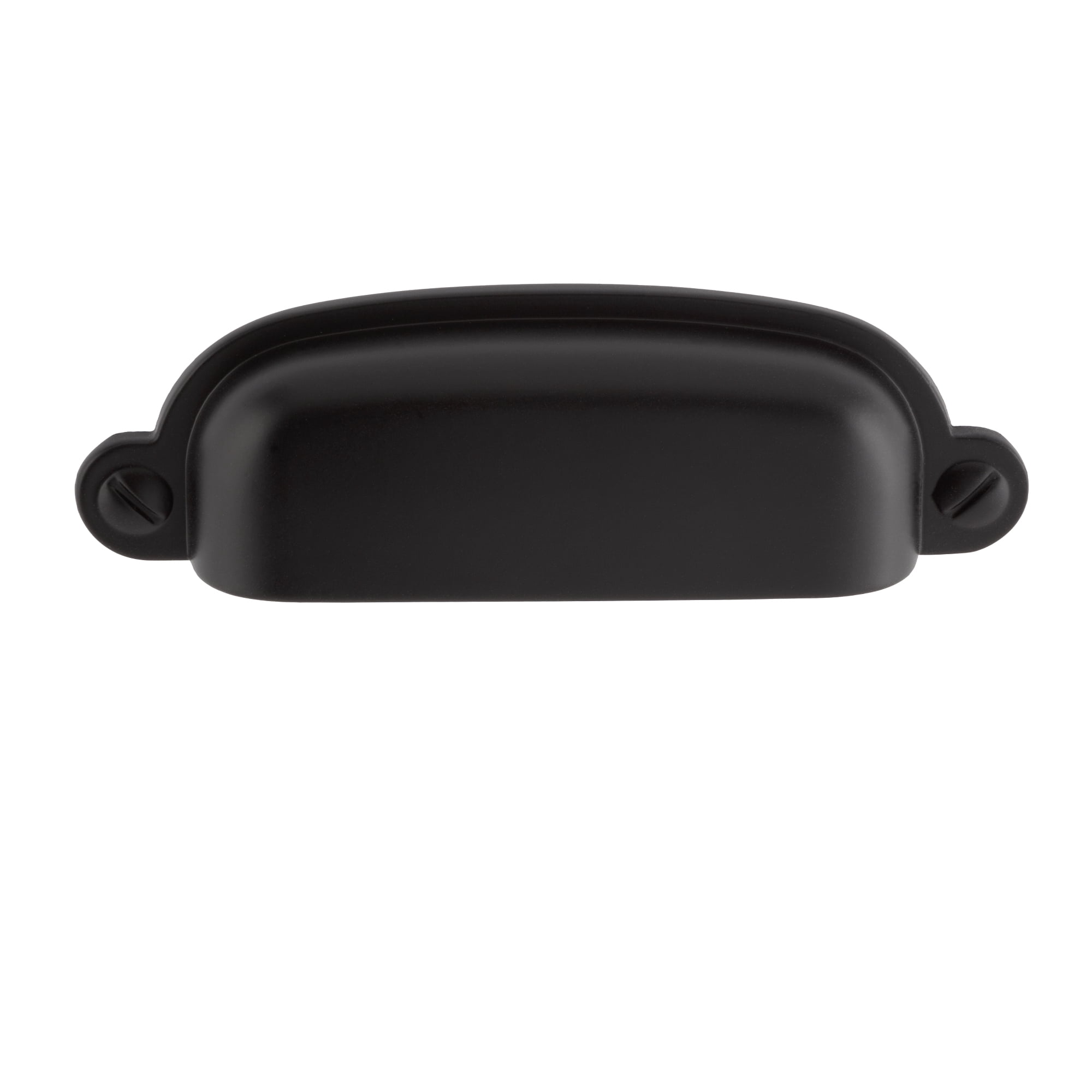 Sumner Street Home Hardware Garner 2-3/4" Matte Black Cup Pull