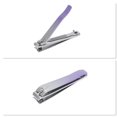 thumbnail image 5 of Unique Bargains 1pc Gradient Carbon Steel Nail Clippers 3.15" Length Purple, 5 of 6