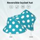thumbnail image 2 of Balery Sky Blue And White Polka Dot Sombreros para el sol para hombre y mujer, sombrero de pescador con UPF 50+, 2 of 6