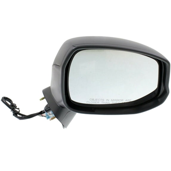 Power Mirror For 2012-2013 Honda Civic Right Heated Textured Black Manual Fold