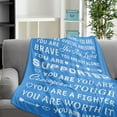 thumbnail image 5 of Blanket Gifts for Women Men Get Well Gifts for Women Thinking of You Gifts Sympathy Gifts for Women After Surgery Inspirational Blanket Encouragement Gifts for Women Coworker Throw Blanket 50x60, 5 of 6