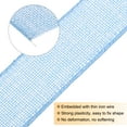 thumbnail image 3 of Burlap Ribbon Fabric Wired Edge Ribbons Light Blue 2-2/1 Inch x 5 Yard Wired Ribbon for Gift Wrapping, 3 of 6
