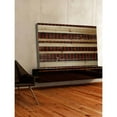 thumbnail image 5 of Marmont Hill - "Deep Red Stripes" Painting Art Print on Natural Pine Wood, 5 of 7