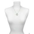 thumbnail image 3 of Delight Jewelry Silvertone Mini Teddy Bear Hockey Ring Charm Necklace, 18", 3 of 4