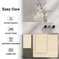 thumbnail image 6 of Casa Lino Cotton Bath Towel Set 4 Piece for Dorm, 1 Bath, 2 Washcloths, 1 Hand - Linen, 6 of 6