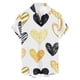 thumbnail image 4 of Camisa con estampado de corazón y amor para hombre, blusa de manga corta abotonada de verano, ropa para el día de San Valentín, vestidos de fiesta sociales, tops, 4 of 5
