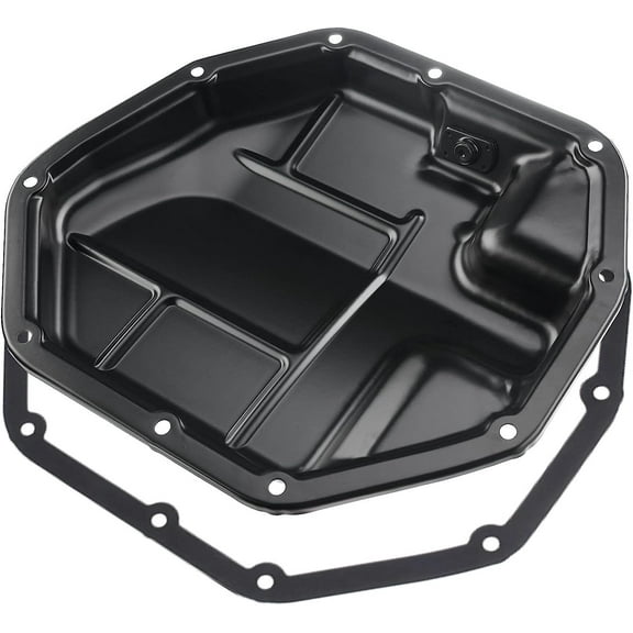 A-Premium Lower Engine Oil Pan Sump with Drain Plug & Gasket Compatible with Nissan Cube 2009-2014 1.8L, Sentra 2007-2012 2.0L, Versa 2007-2012 1.8L