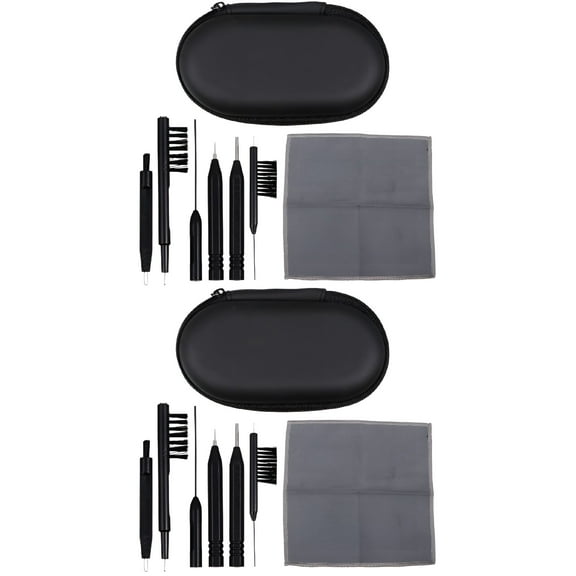 XIRQI 2 Sets Hearing Aid Hygienicing Ear Hygienicing Kit Hearing Amplifier Hygienicer Hygienicing Brush for Hearing Aid Brush