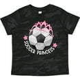 thumbnail image 3 of Inktastic Soccer Princess Tiara Girls Toddler T-Shirt, 3 of 5